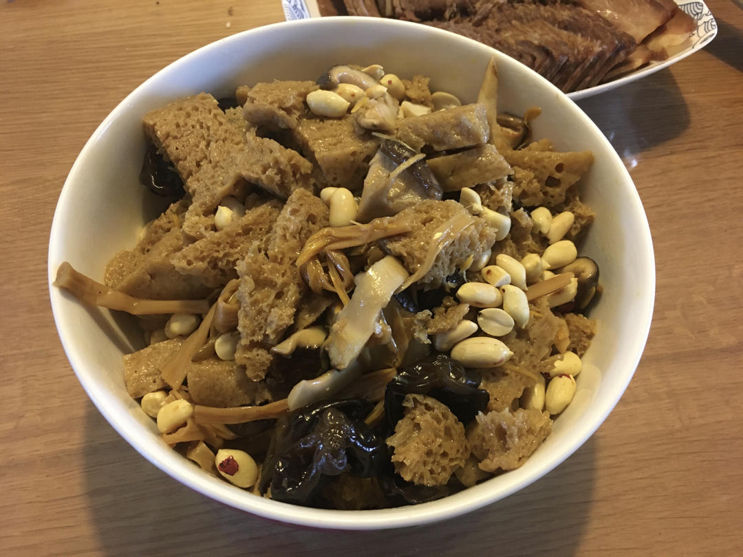 小羽私厨之四喜烤麸