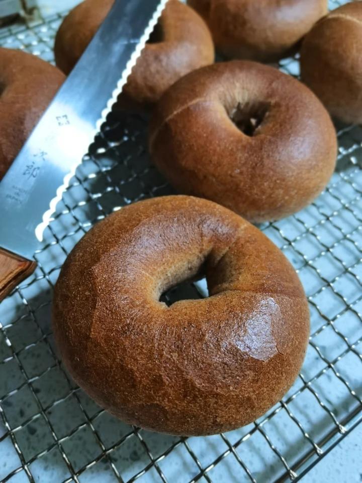 全麦贝果，低糖无油