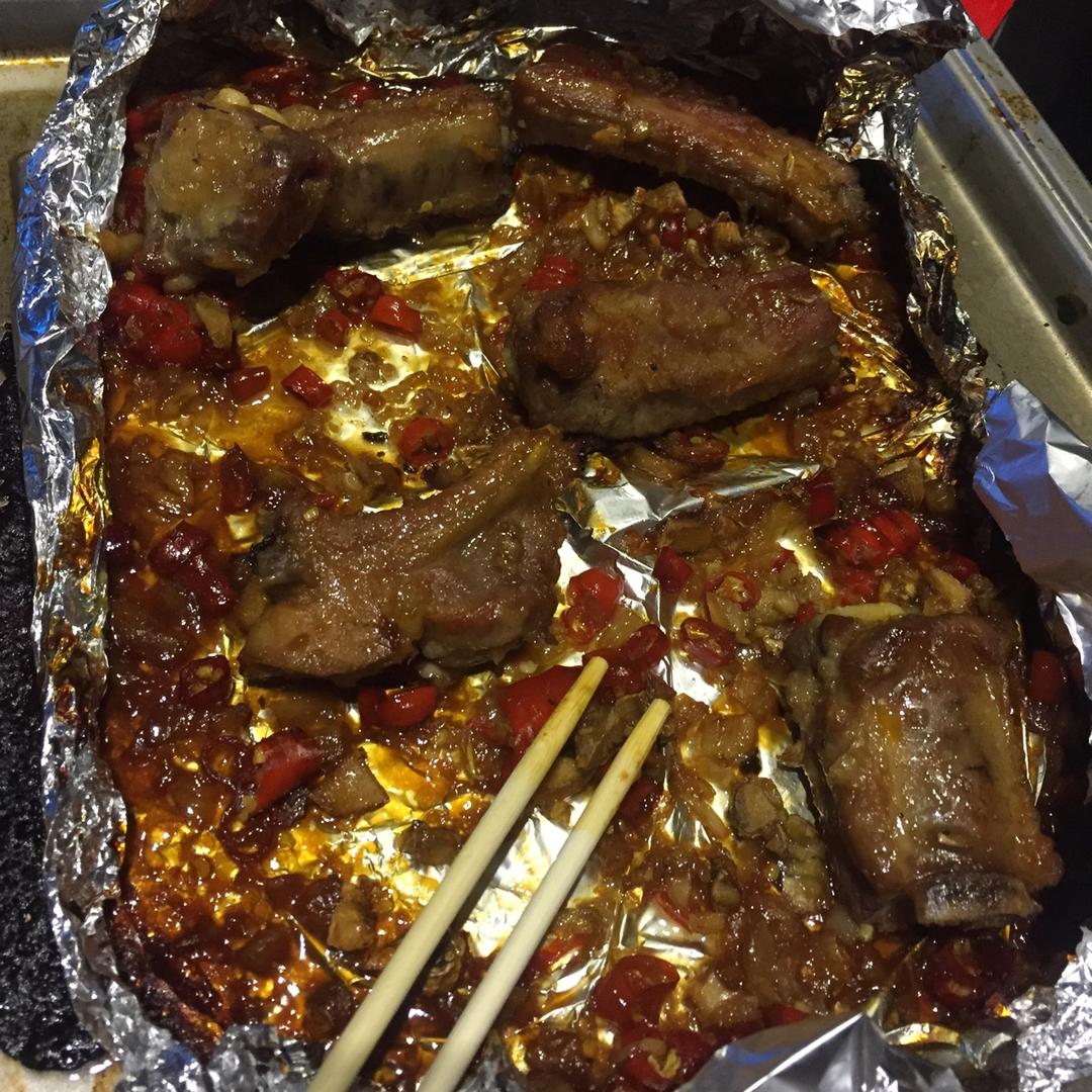 香到骨头里的蒜香排骨（烤箱）