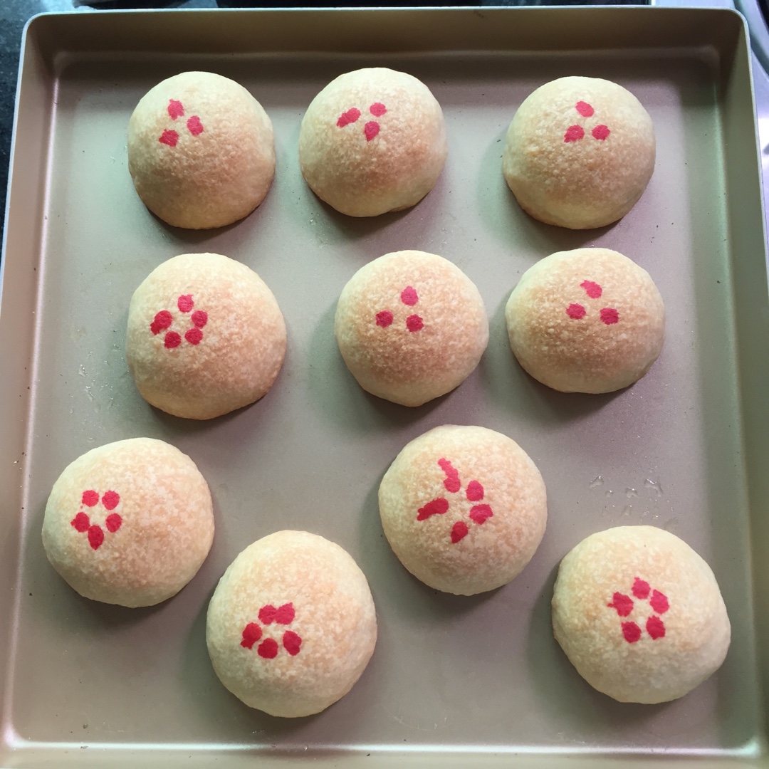 玫瑰云腿月饼