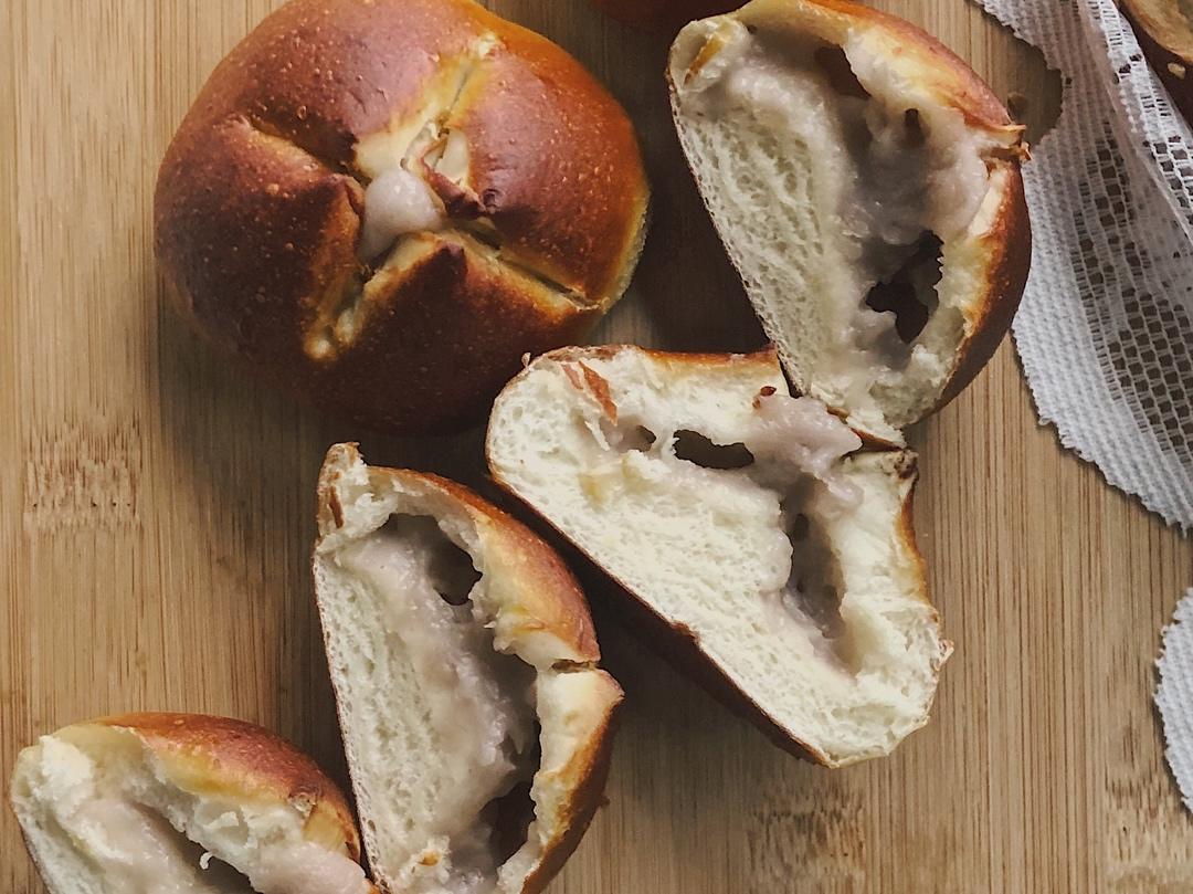 换换口味吧【芋泥碱水球】