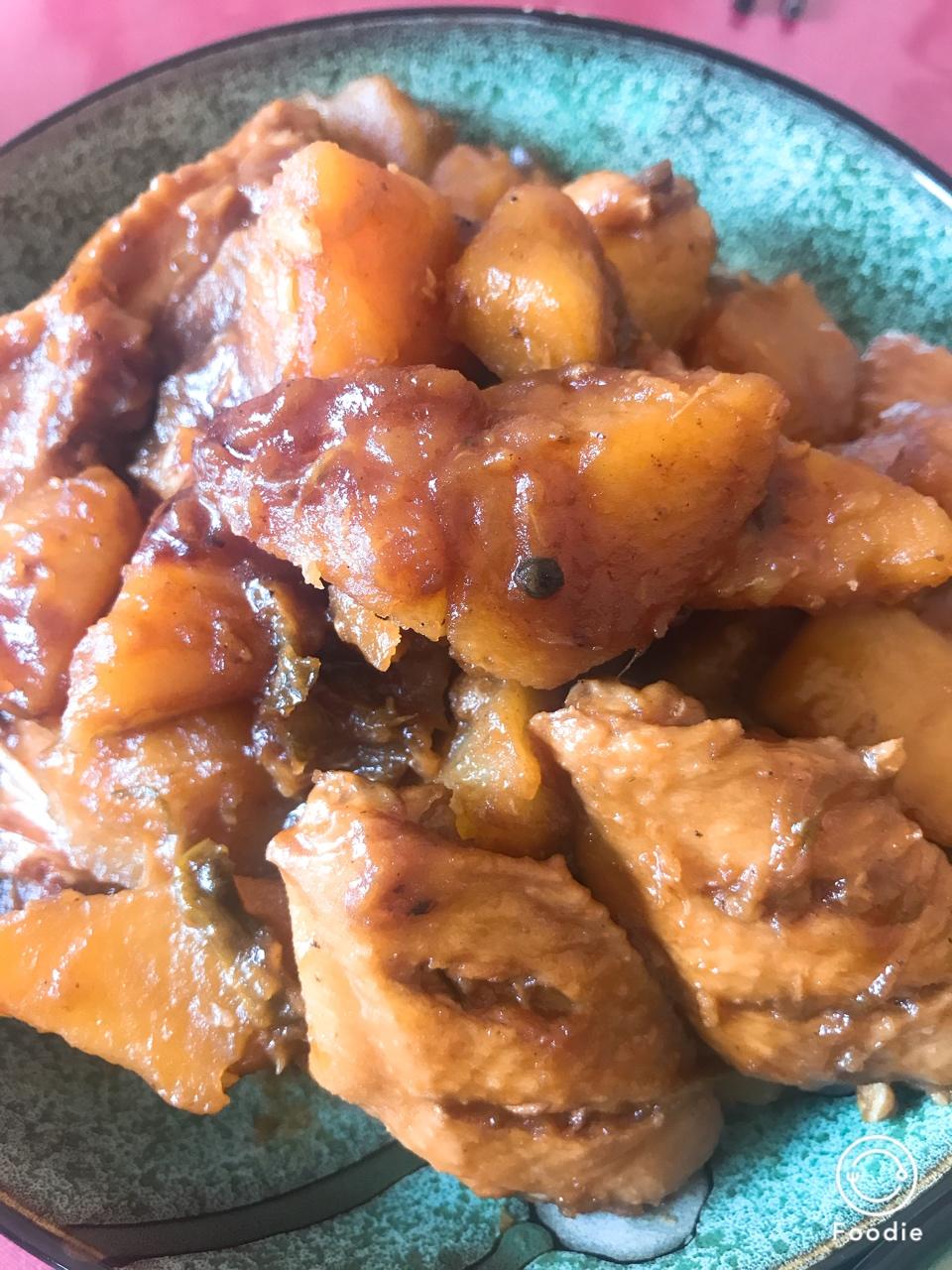 土豆炖鸡翅（快手零失败）