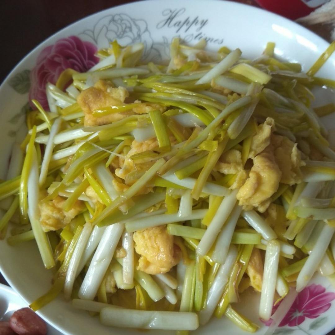 蒜黄炒蛋