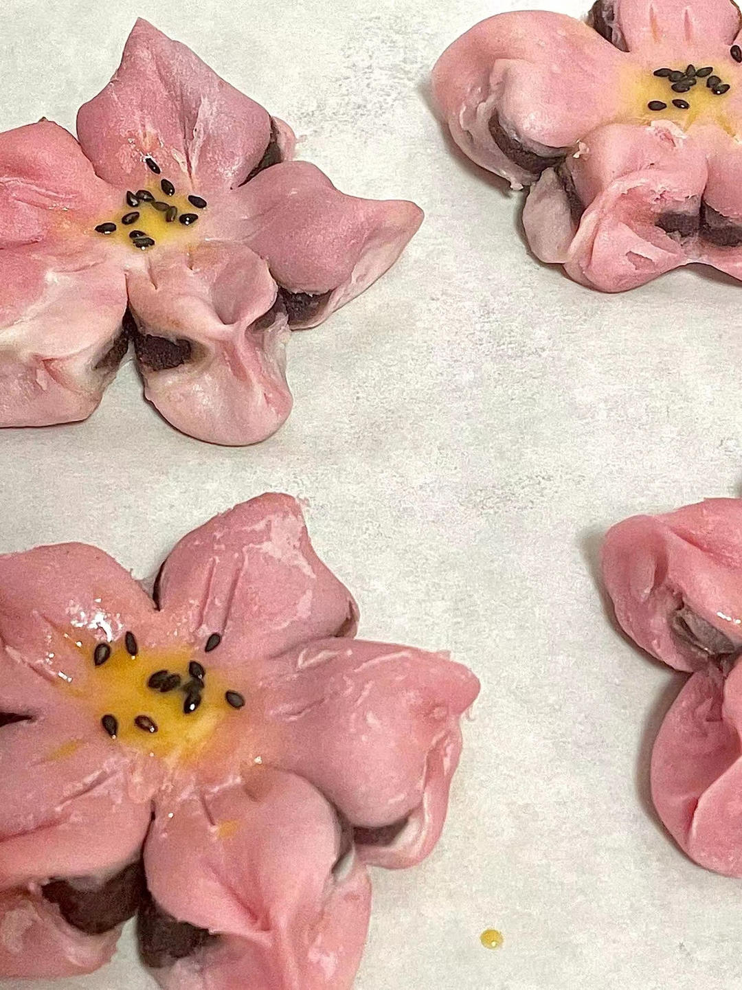 桃花酥🌸（超简单方子，一次成功）