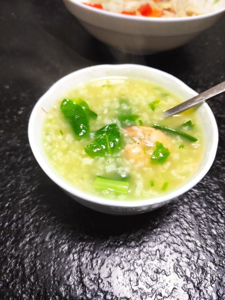 鲜虾砂锅粥
