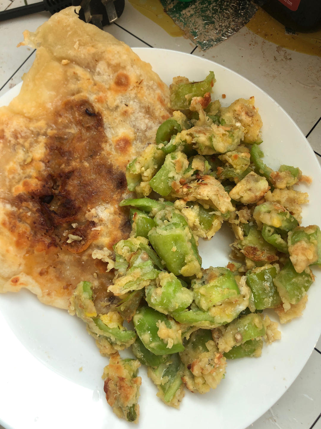 超级下饭的面煎辣椒