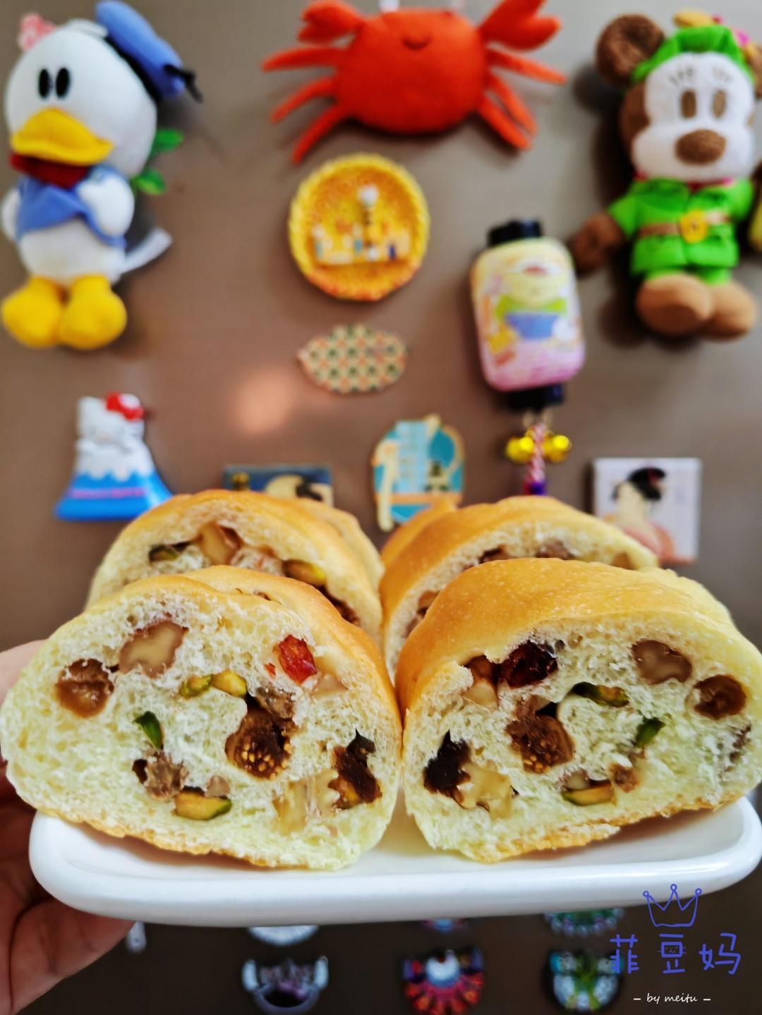 松软版奶香大列巴无需手套膜简单易做零难度