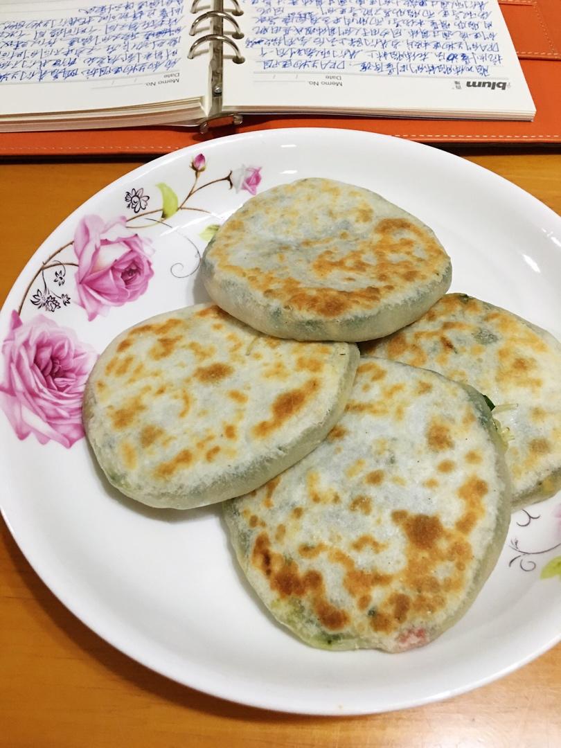 薄皮韭菜饼