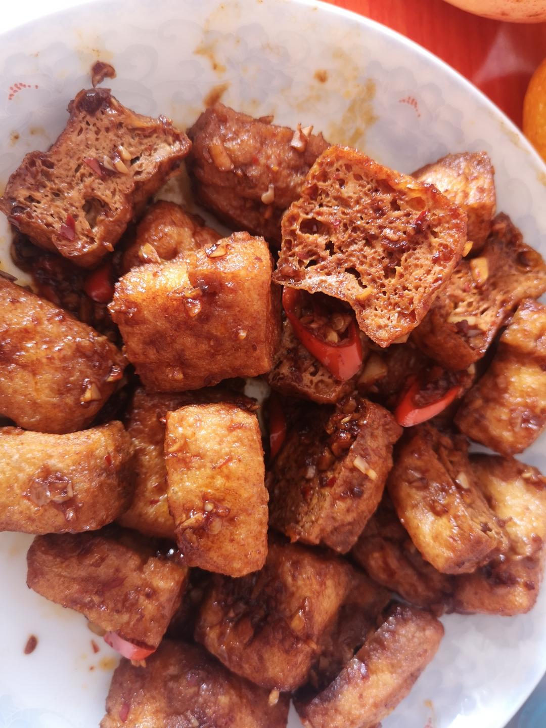 香辣豆腐泡