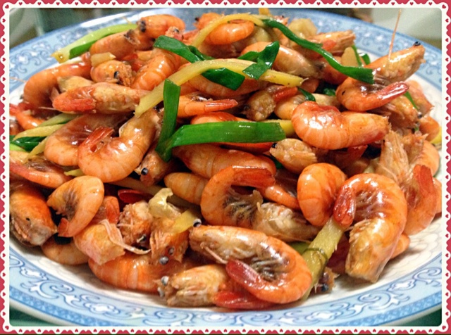 香葱爆小虾