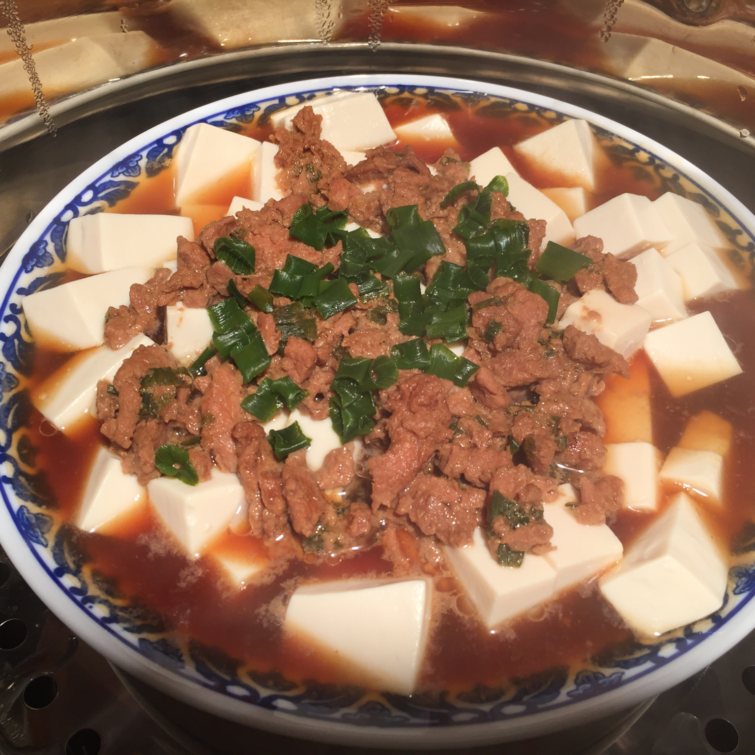 肉末蒸豆腐