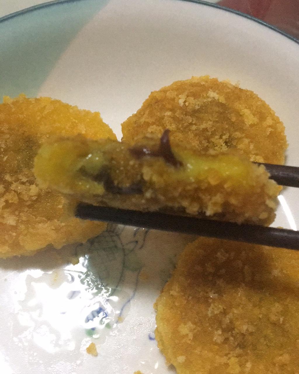雪花南瓜饼