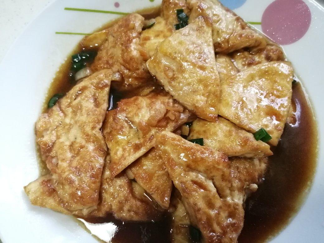 焖煎豆腐