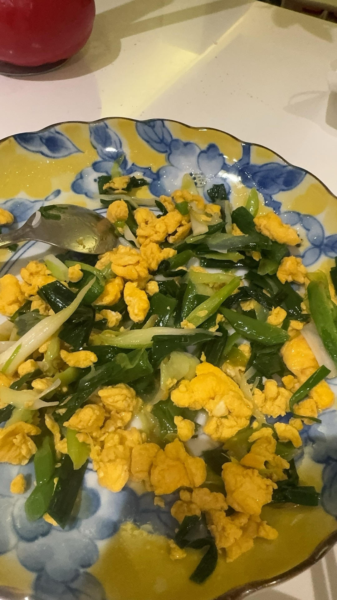 大蒜叶（豆干）炒蛋
by wqy