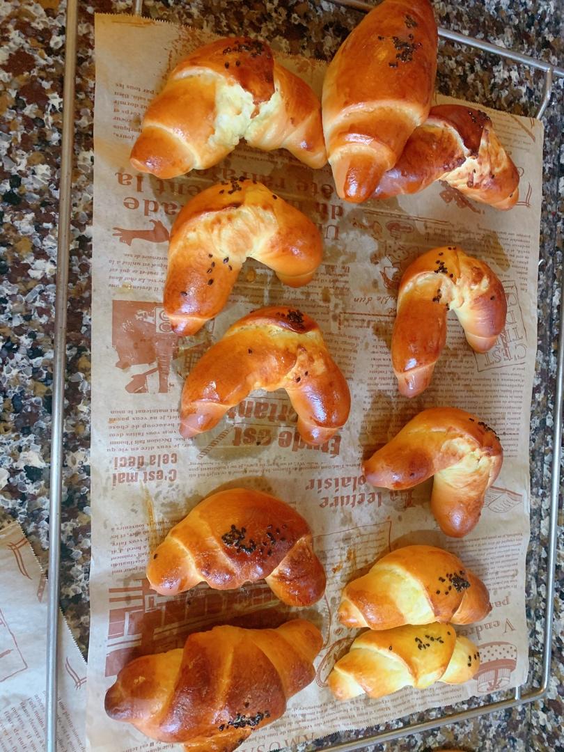 奶香牛角包—新手入门级的面包