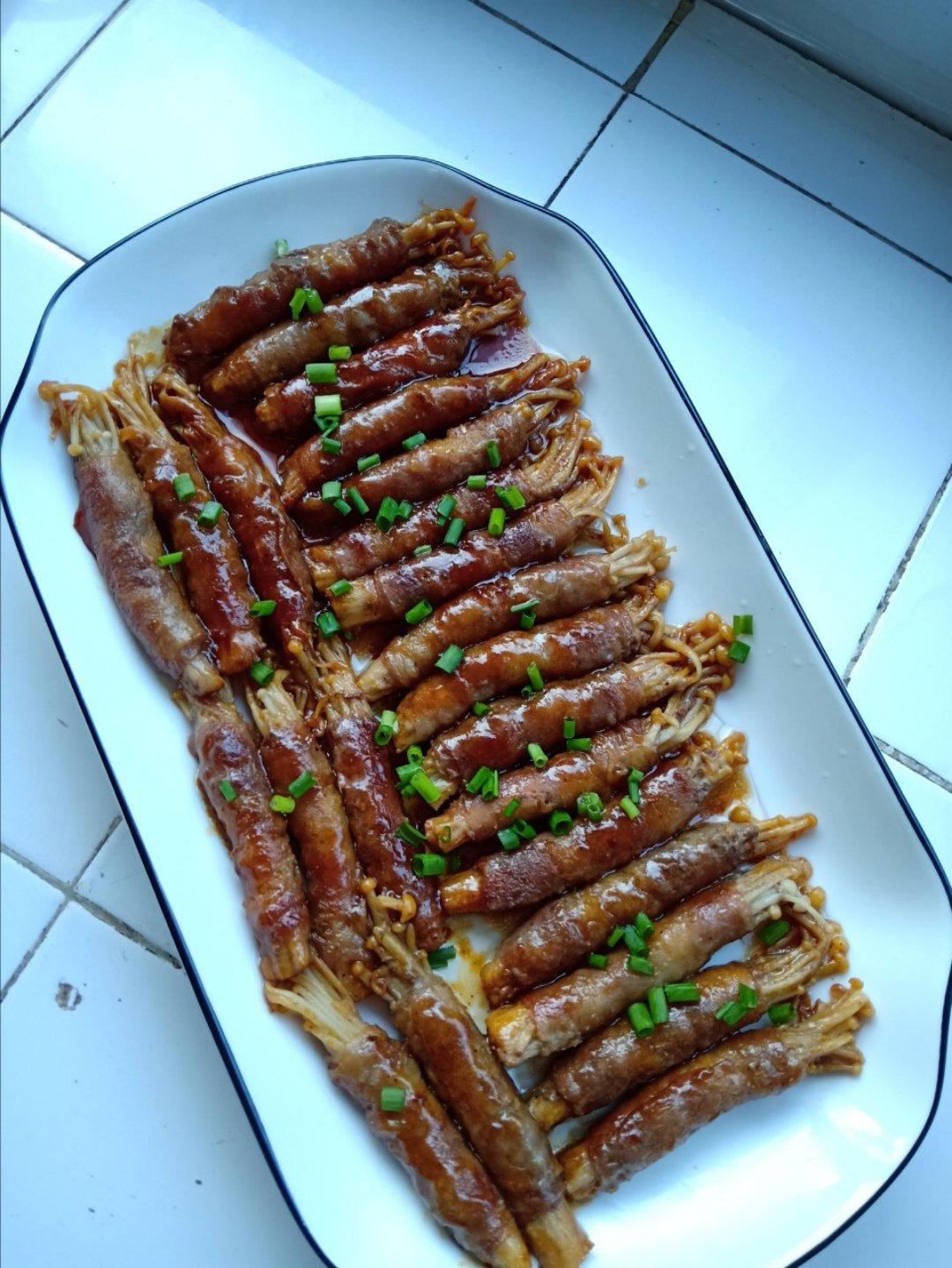 金针菇肥牛卷