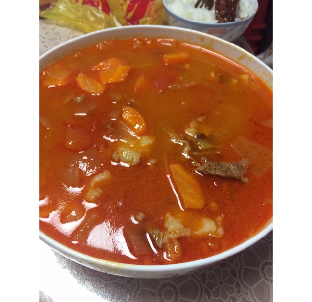 番茄牛肉汤