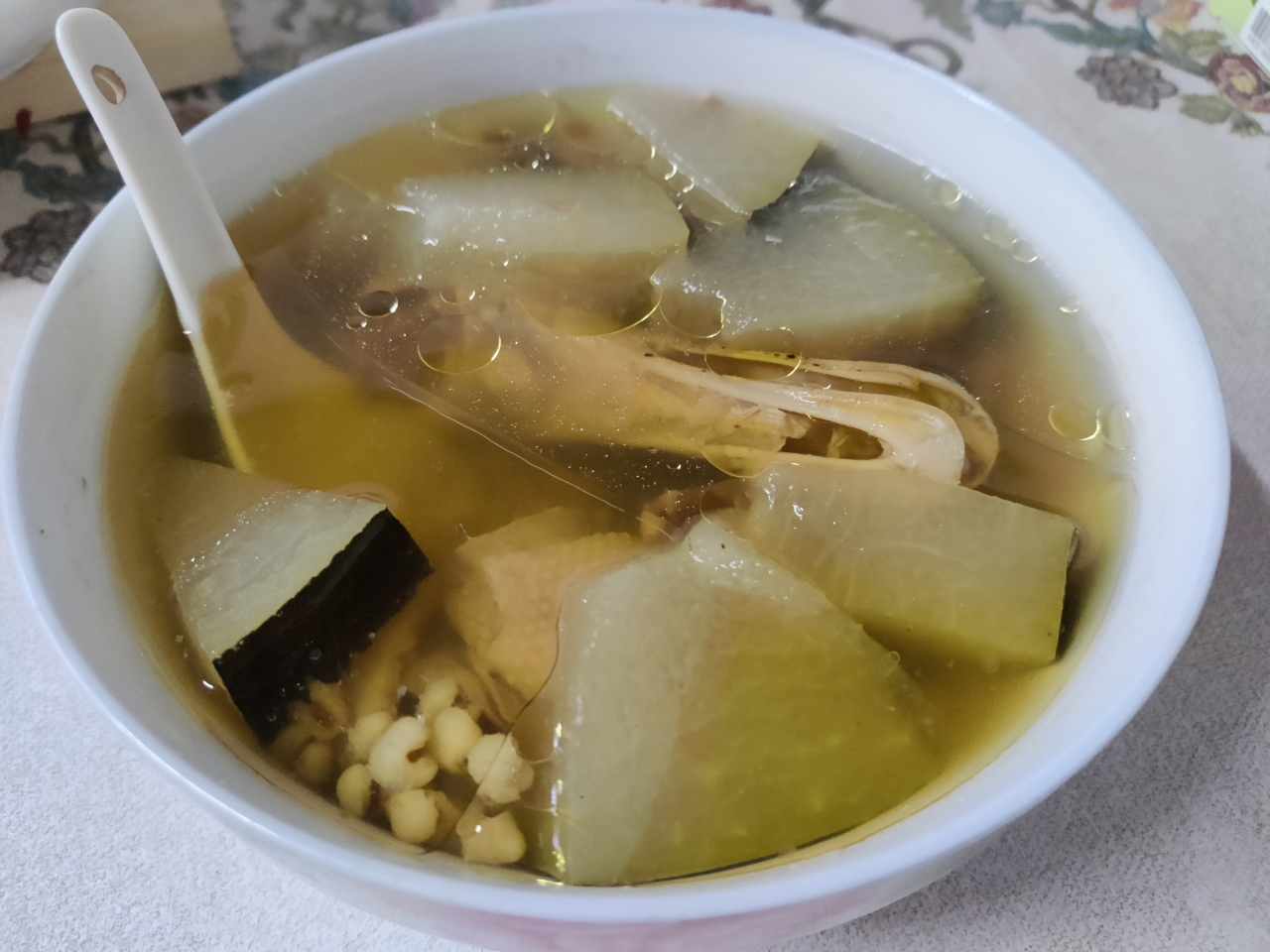 水鸭冬瓜祛湿汤