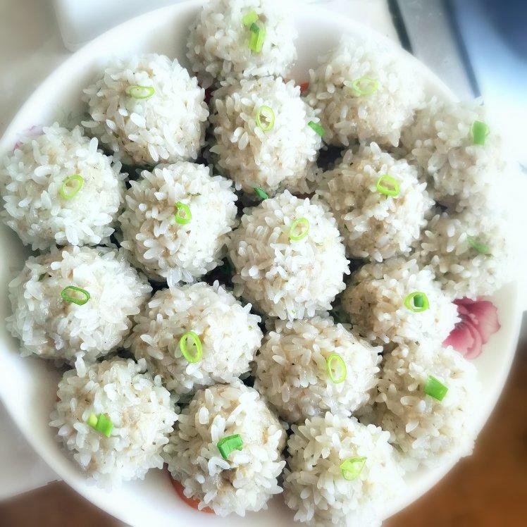 武小乱做的糯米珍珠丸子