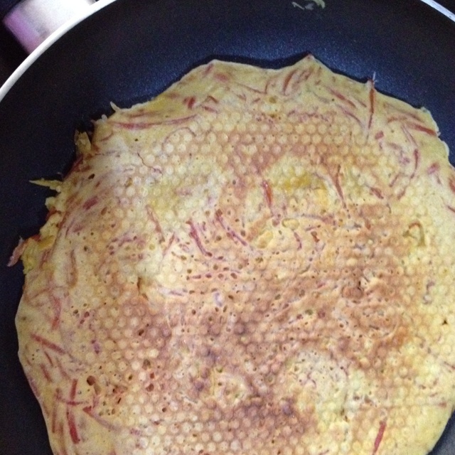 胡萝卜鸡蛋饼