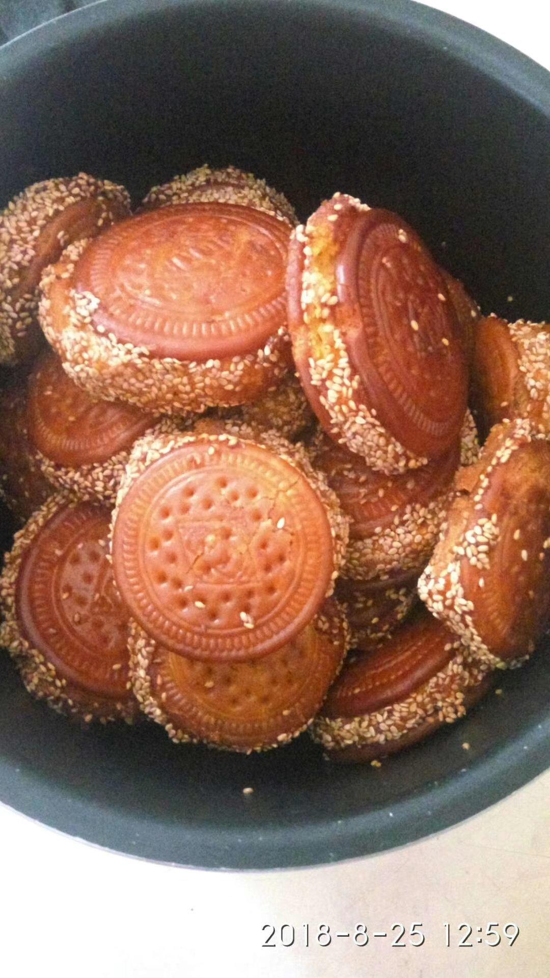 烤箱版无油低糖南瓜饼