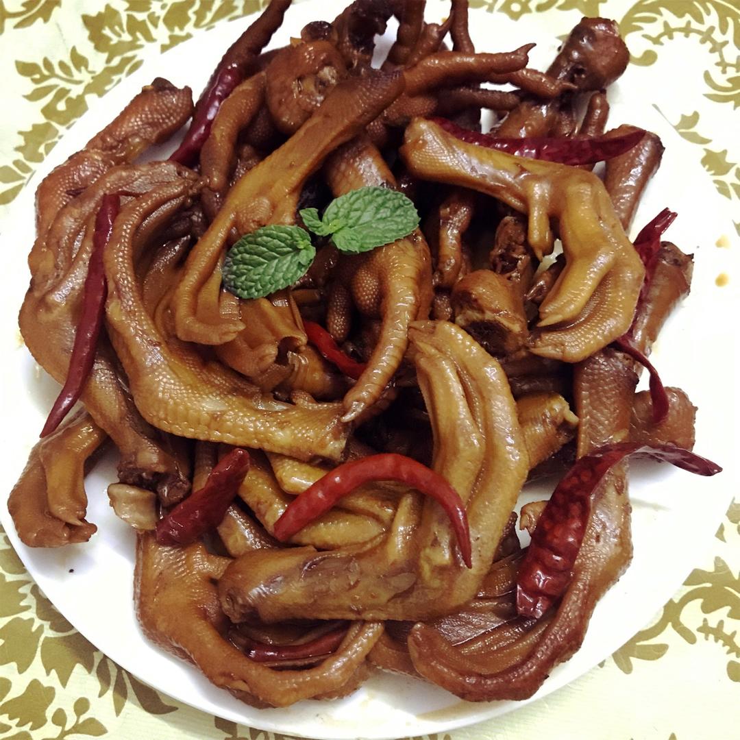 香辣卤鸡爪