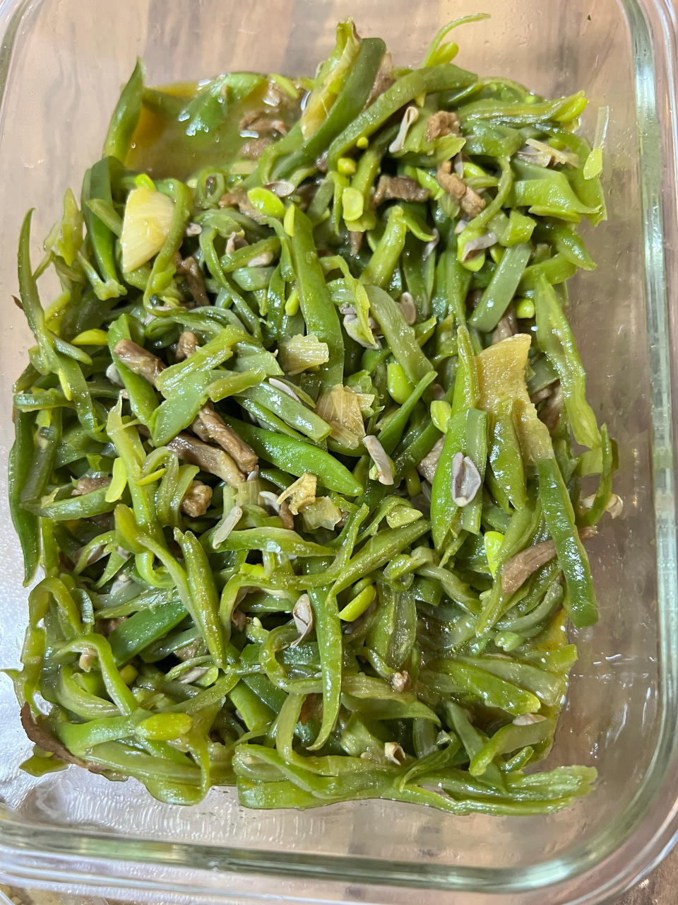 豆角丝炒肉