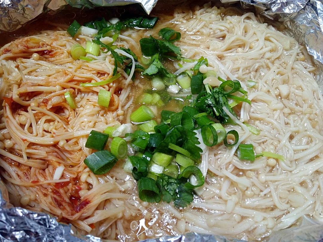 烤箱版 烤金针菇