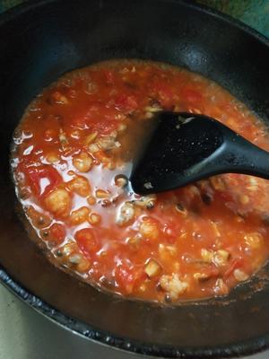 天津特色——西红柿海鲜打卤面（内含肉丁鸡蛋酱做法）的做法 步骤15