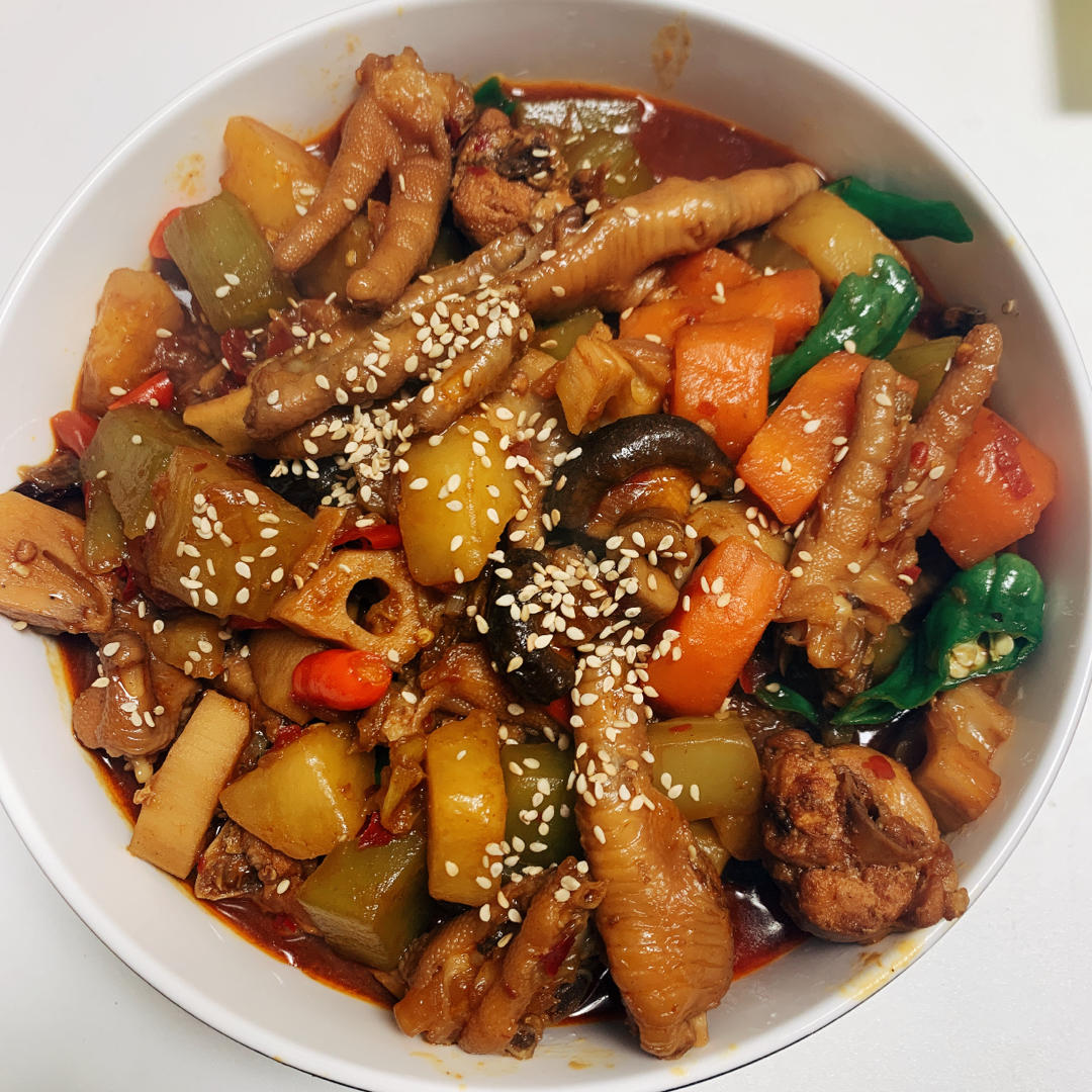 鸡爪煲