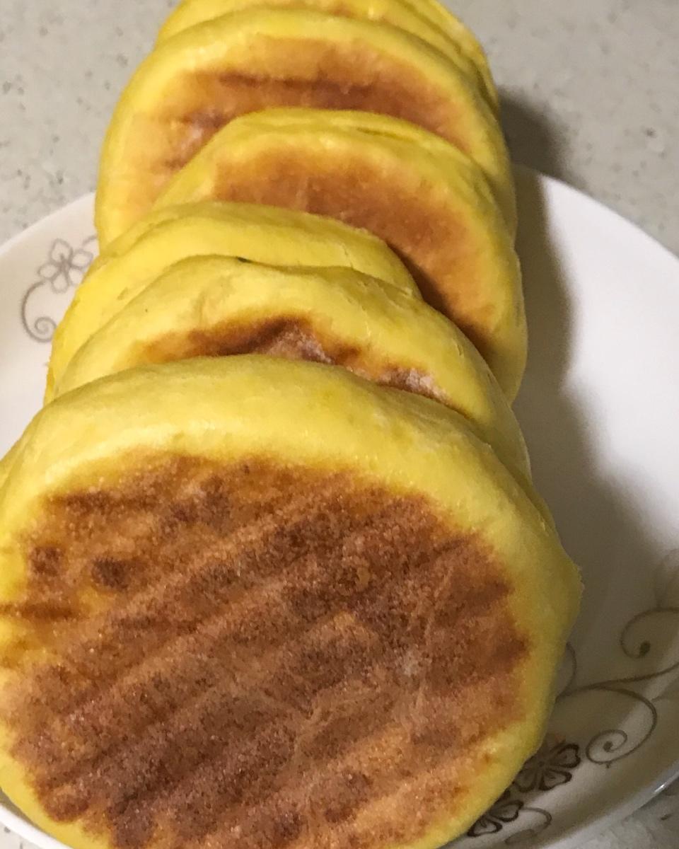 堂妈小厨——发面南瓜饼