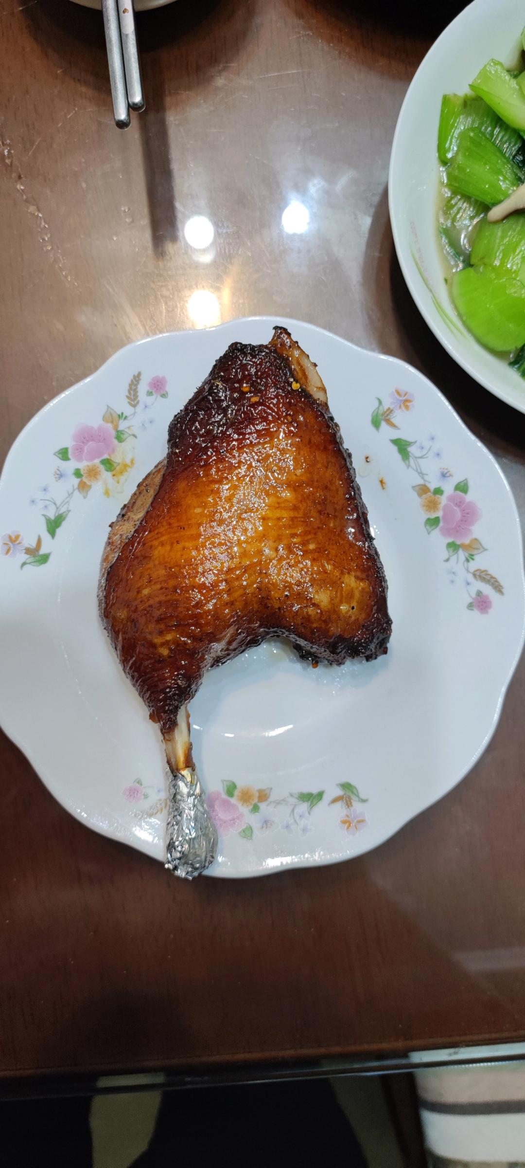 空气炸锅版 叉烧脆皮鸭腿