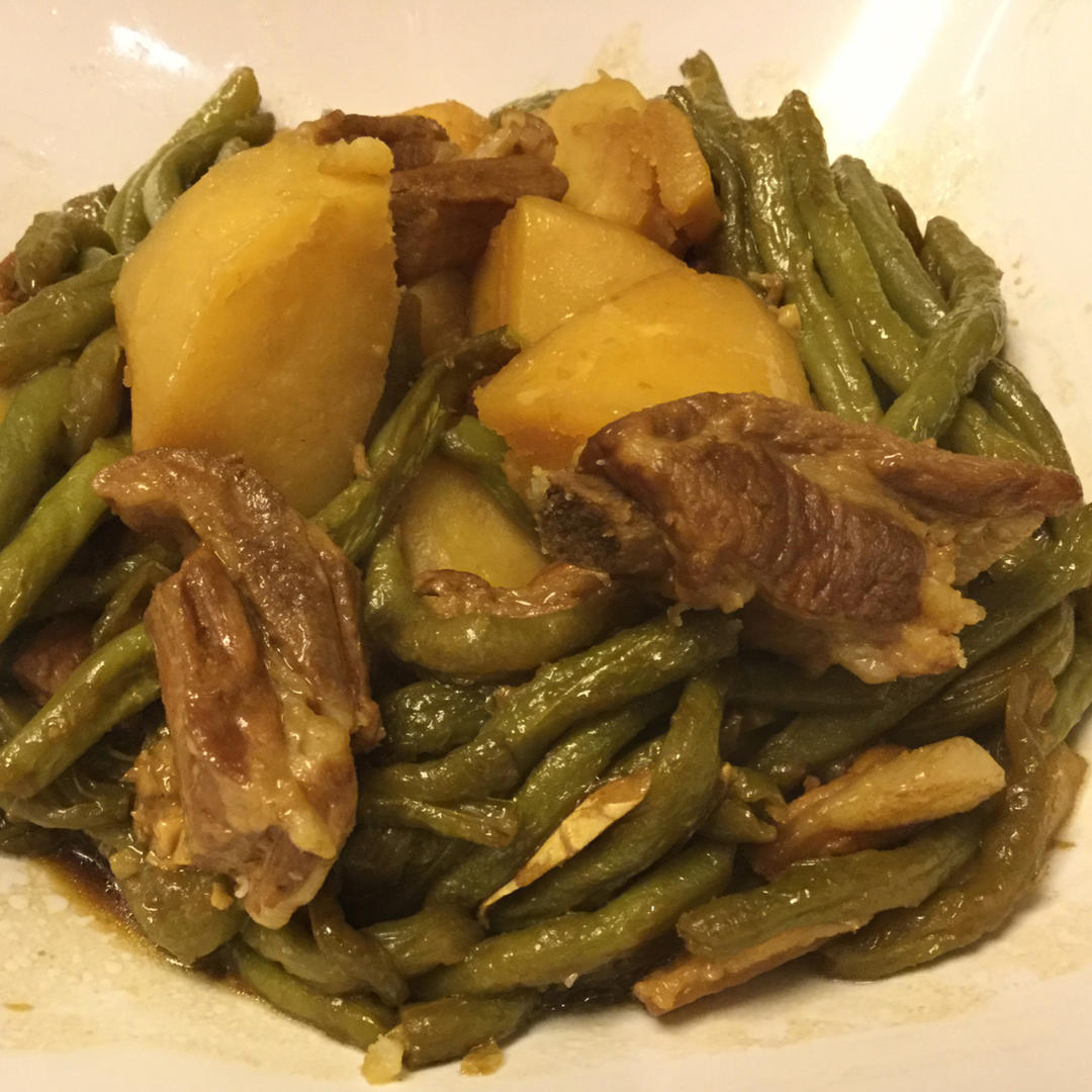 排骨炖豆角