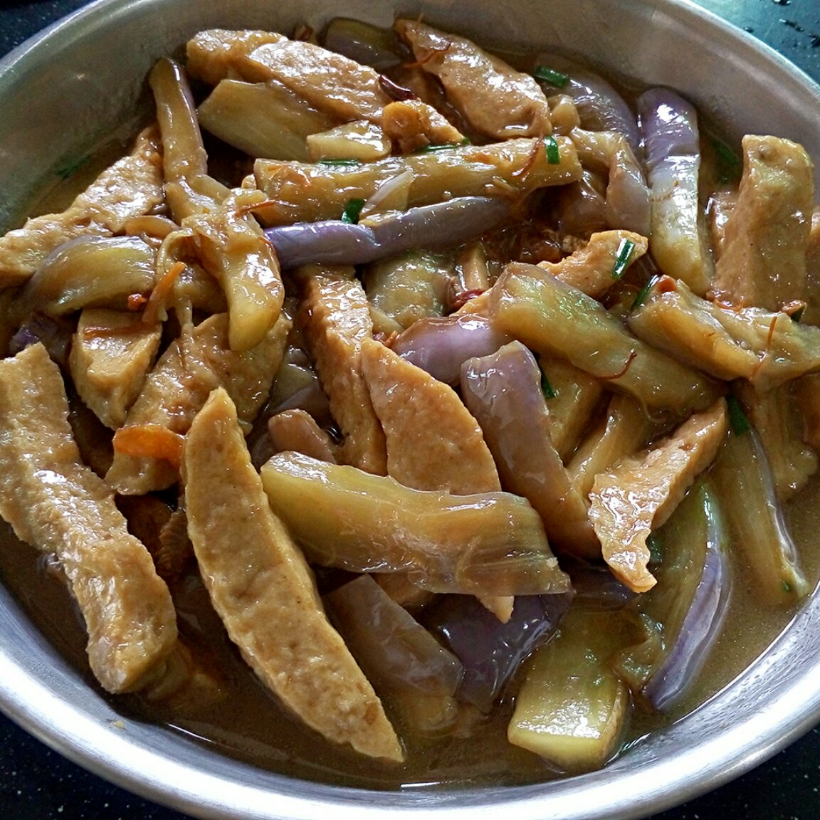 红烧肉沫茄子