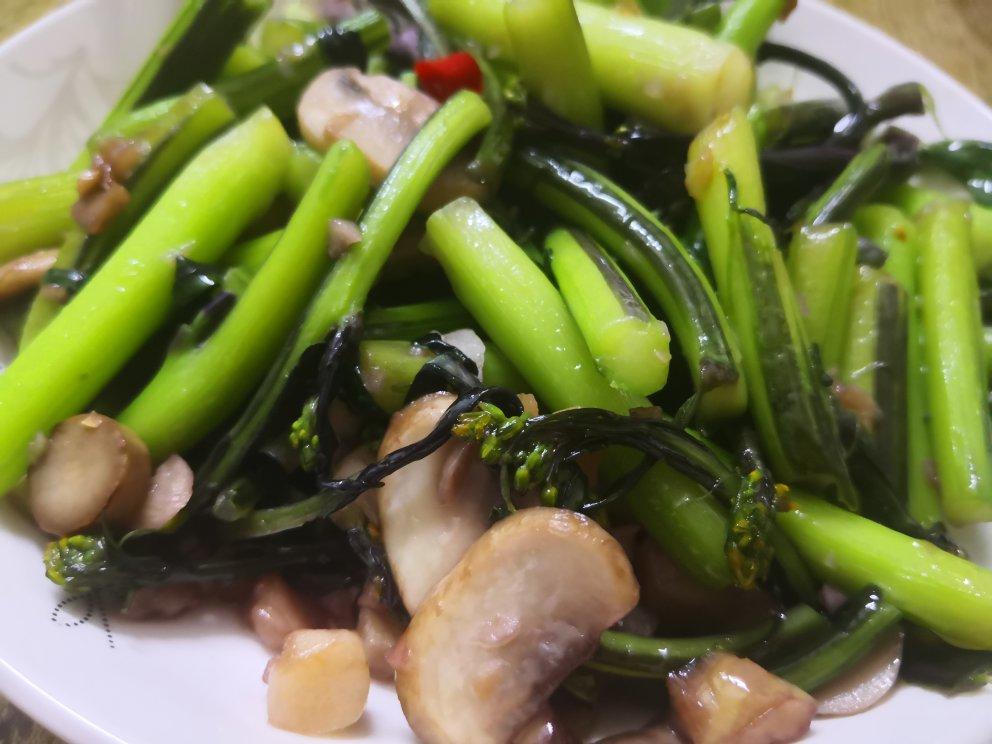 炝炒红菜苔