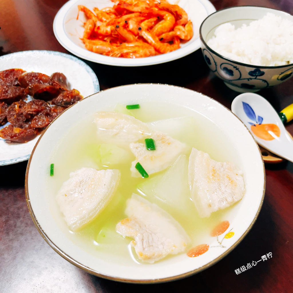 【夏日时令汤】冬瓜咸肉扁尖汤 附2种做法