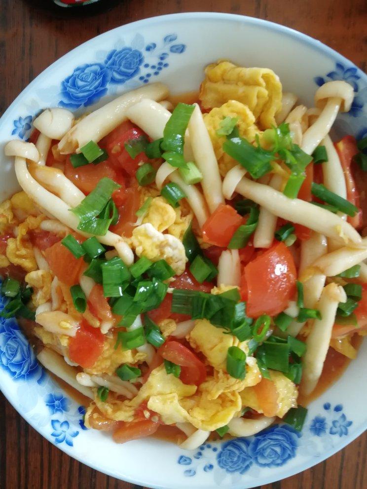 degrp做的西红柿炒海鲜菇