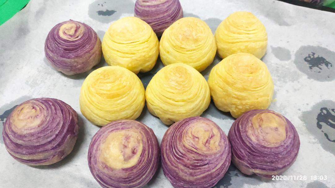 螺旋酥.蛋黄酥.-个人的技巧