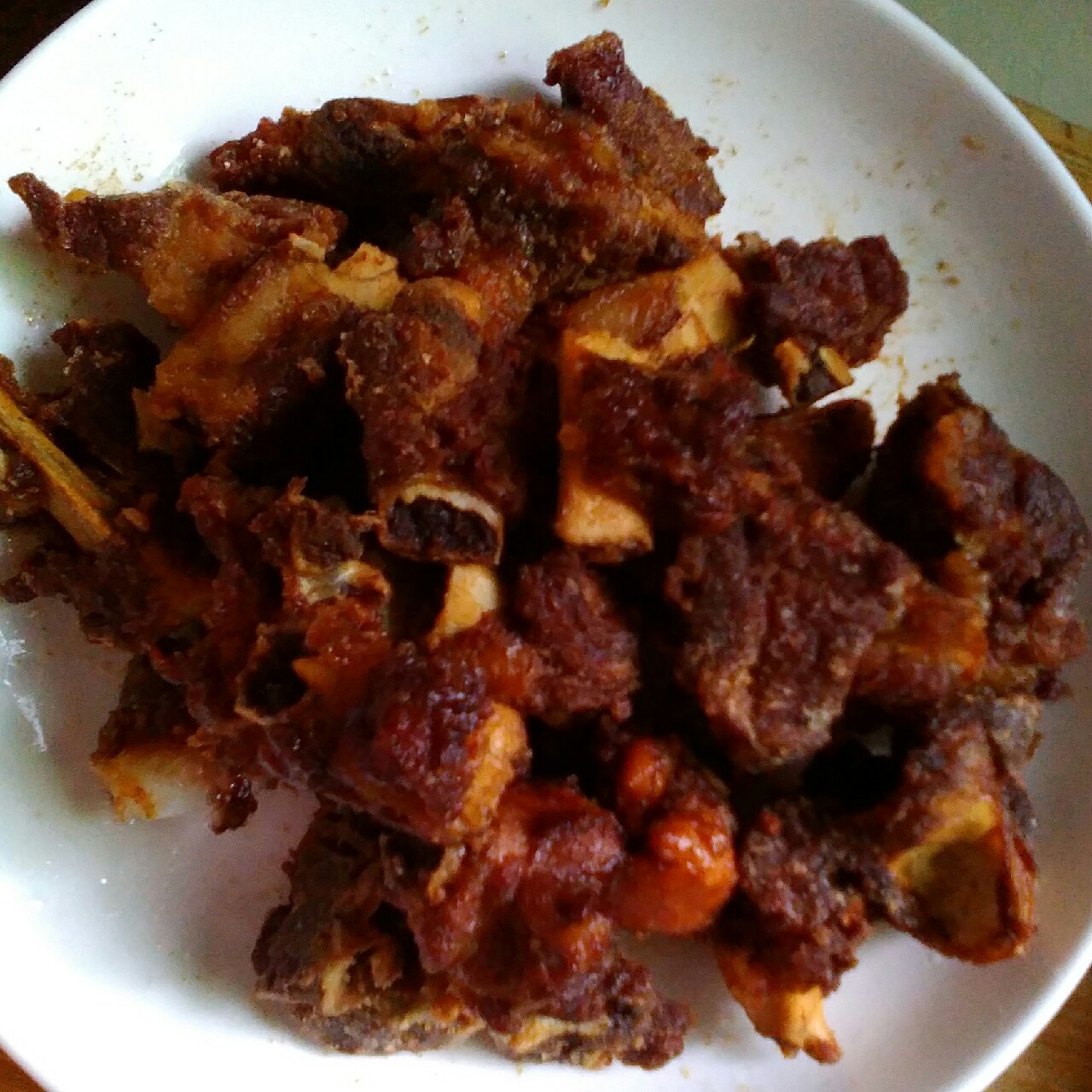 烤箱菜~蜜制蒜香排骨