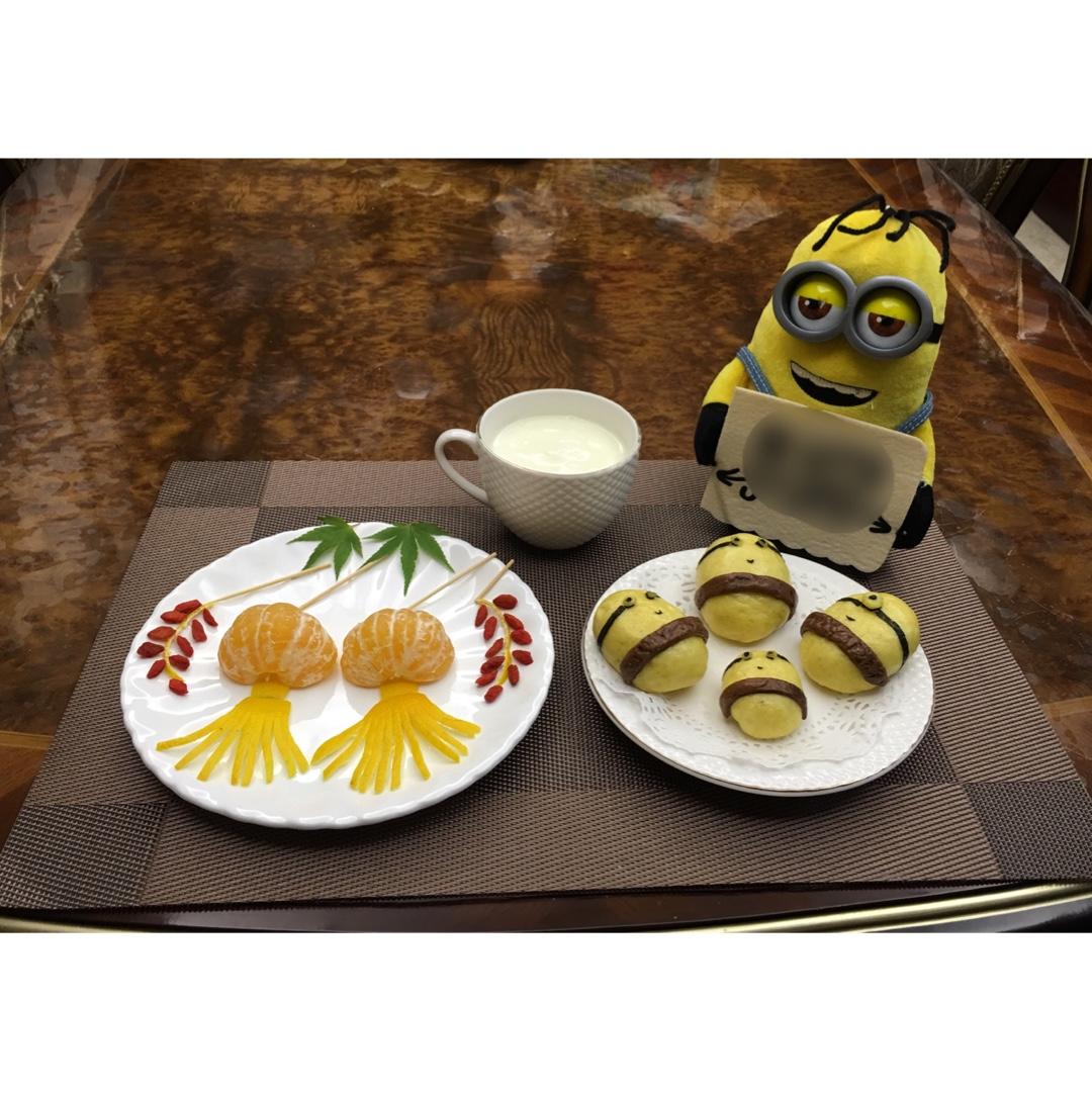 小黄人豆沙包