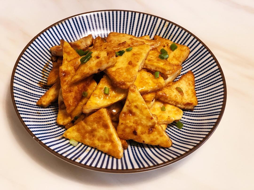 焖煎豆腐