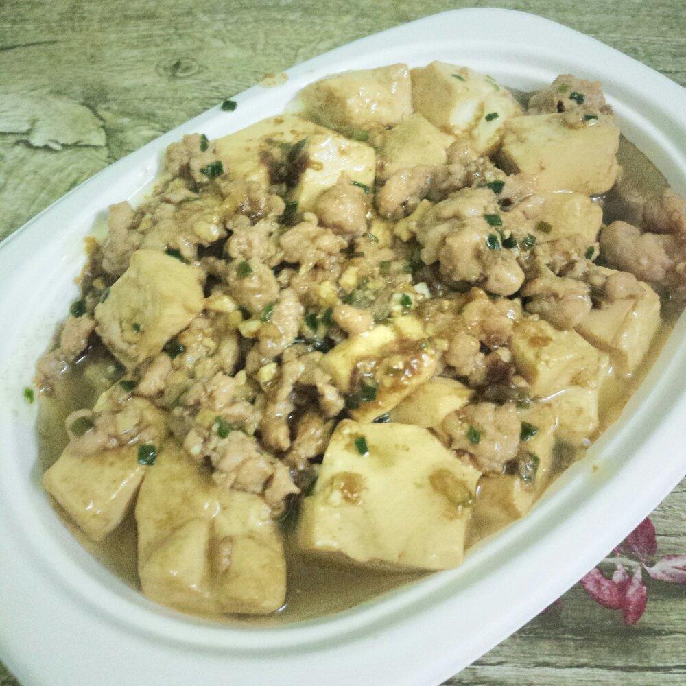 肉末烧豆腐