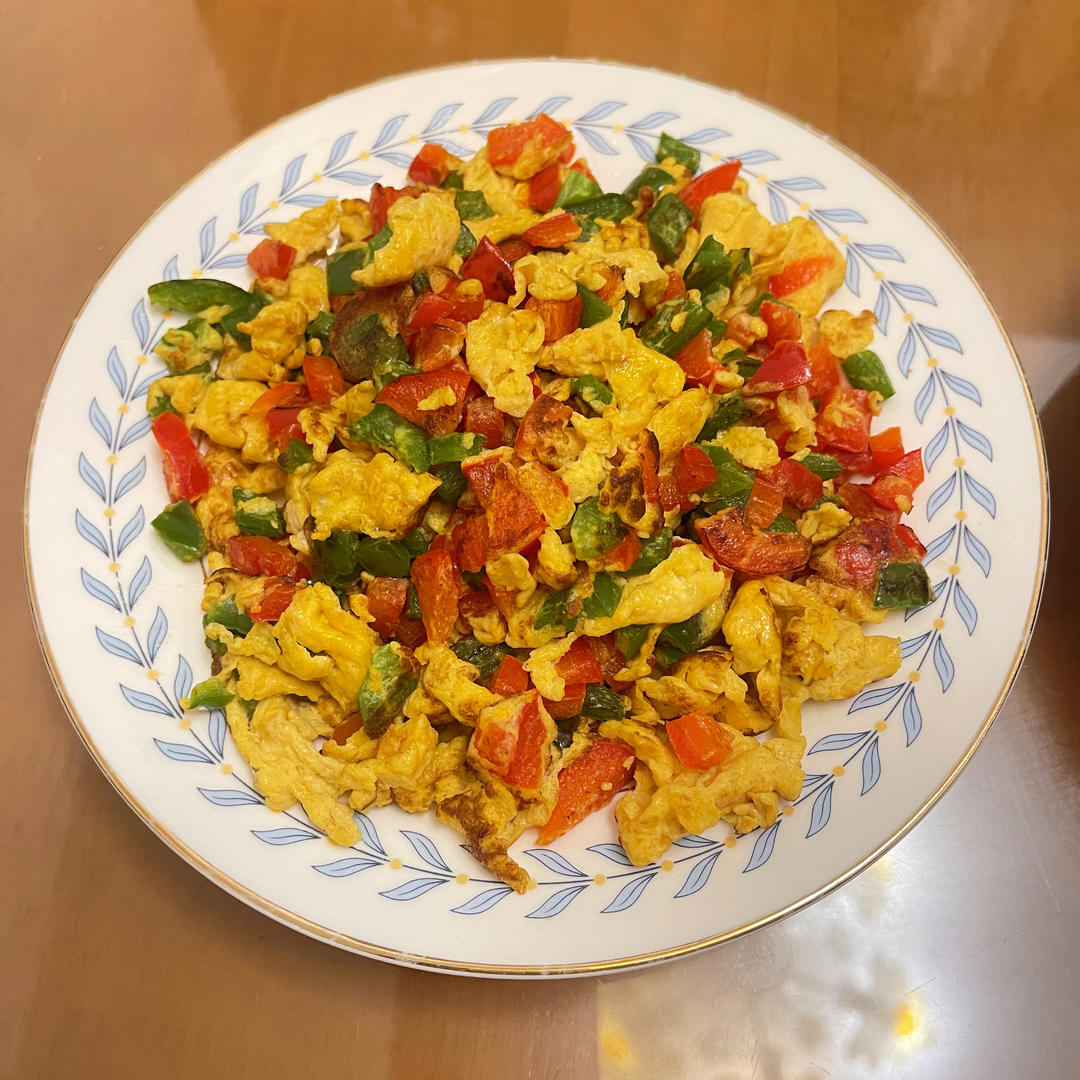 快手菜：青椒炒鸡蛋🥚