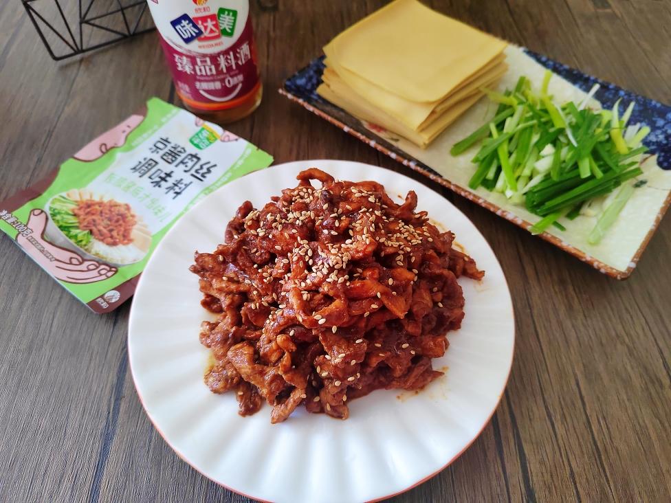 快手京酱肉丝的做法