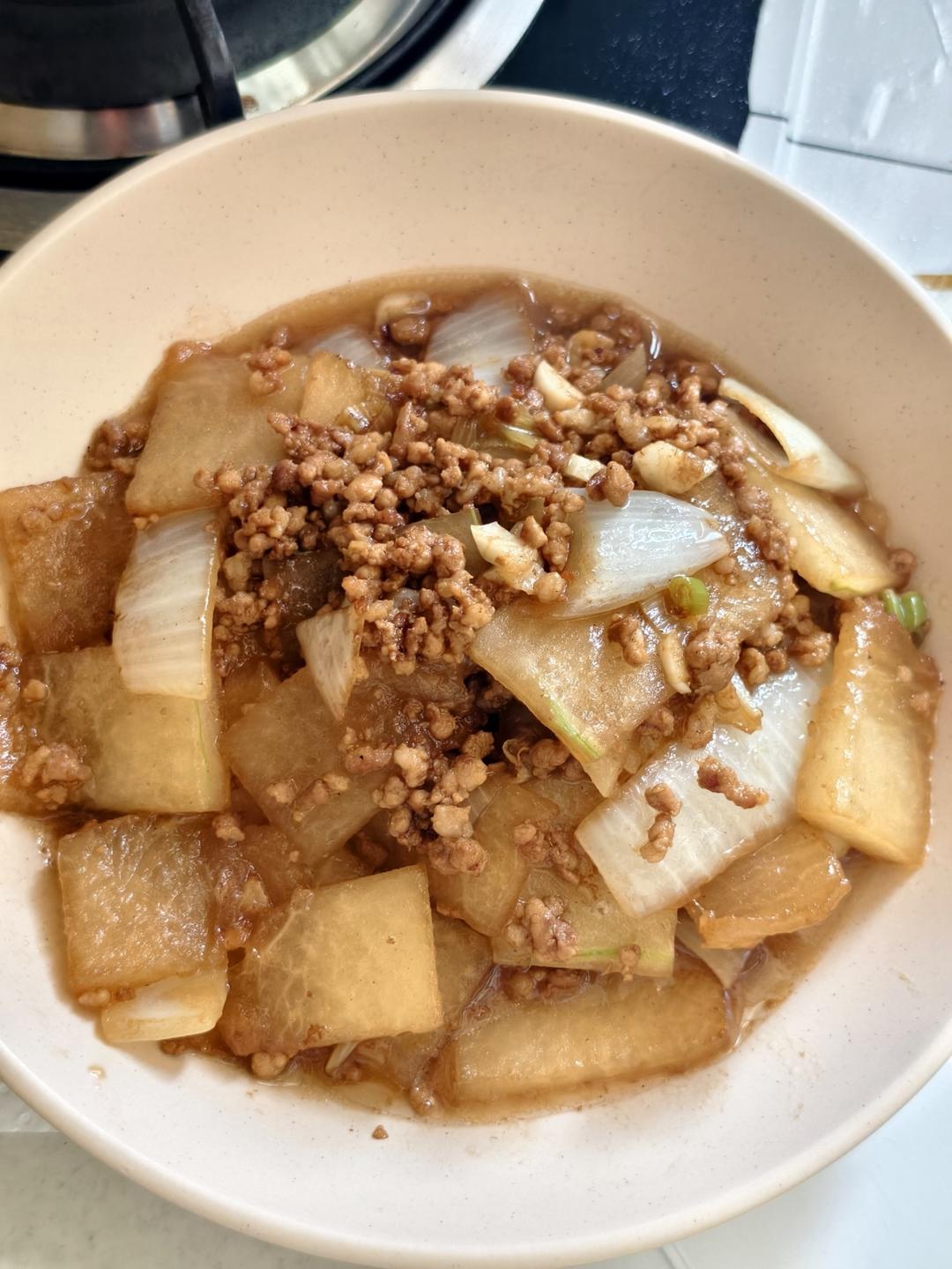 肉末炒冬瓜(超下饭)