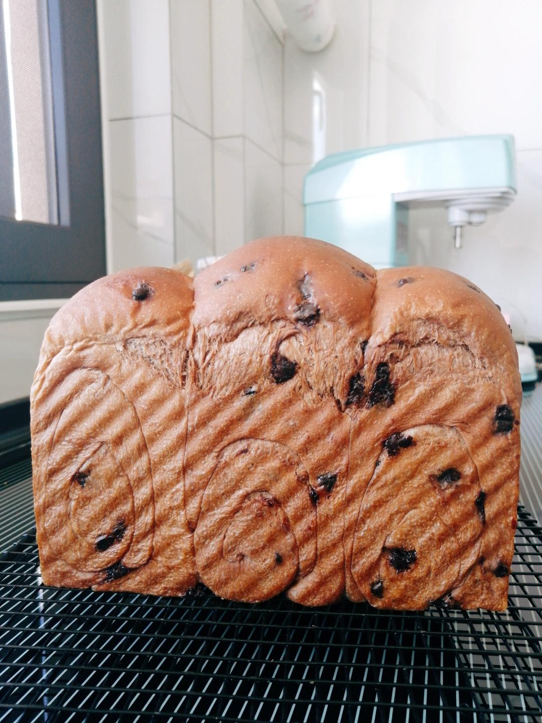 巨~巨好吃的巧克力奶油吐司