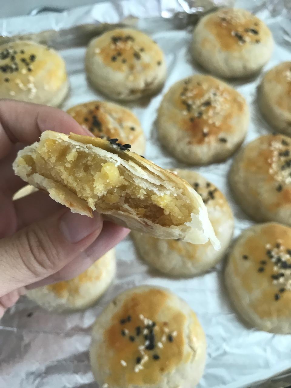 苏式五仁月饼--大包酥快手做出的层次分明