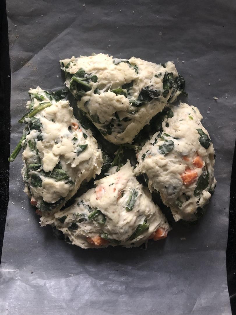 菠菜南瓜奶酪丹波面包丨健康·烘焙