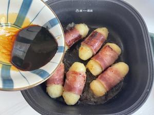 土豆新吃法❗️照烧培根土豆泥卷的做法 步骤9