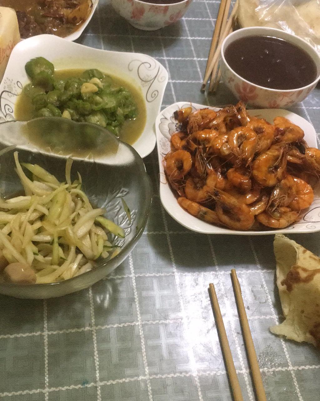 豆瓣酱炒大虾